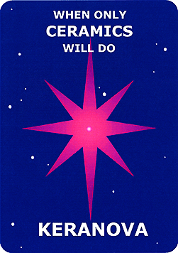 Keramer från Keranova. När bara keramer duger.   Ceramics from Keranova. When only ceramics will do.